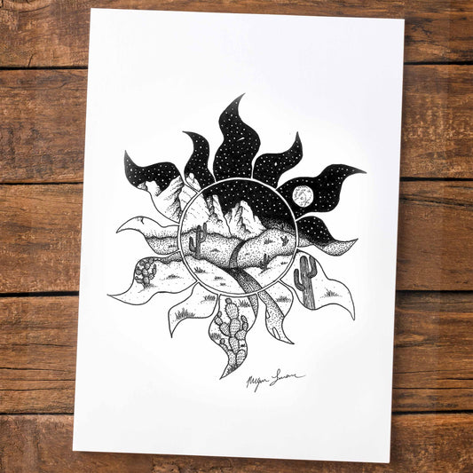 Desert Sun Print