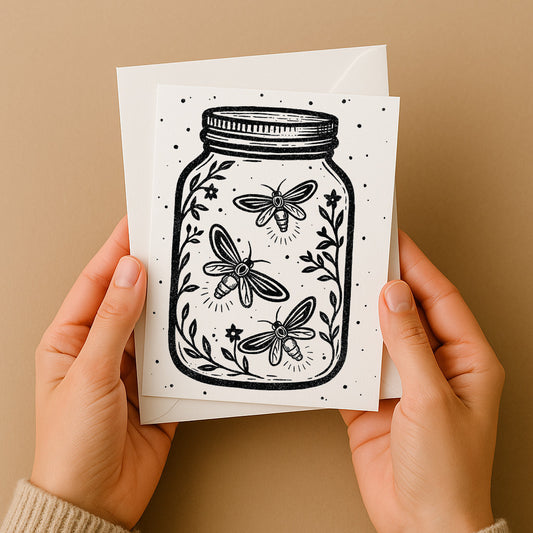 Firefly Jar - Greeting Card