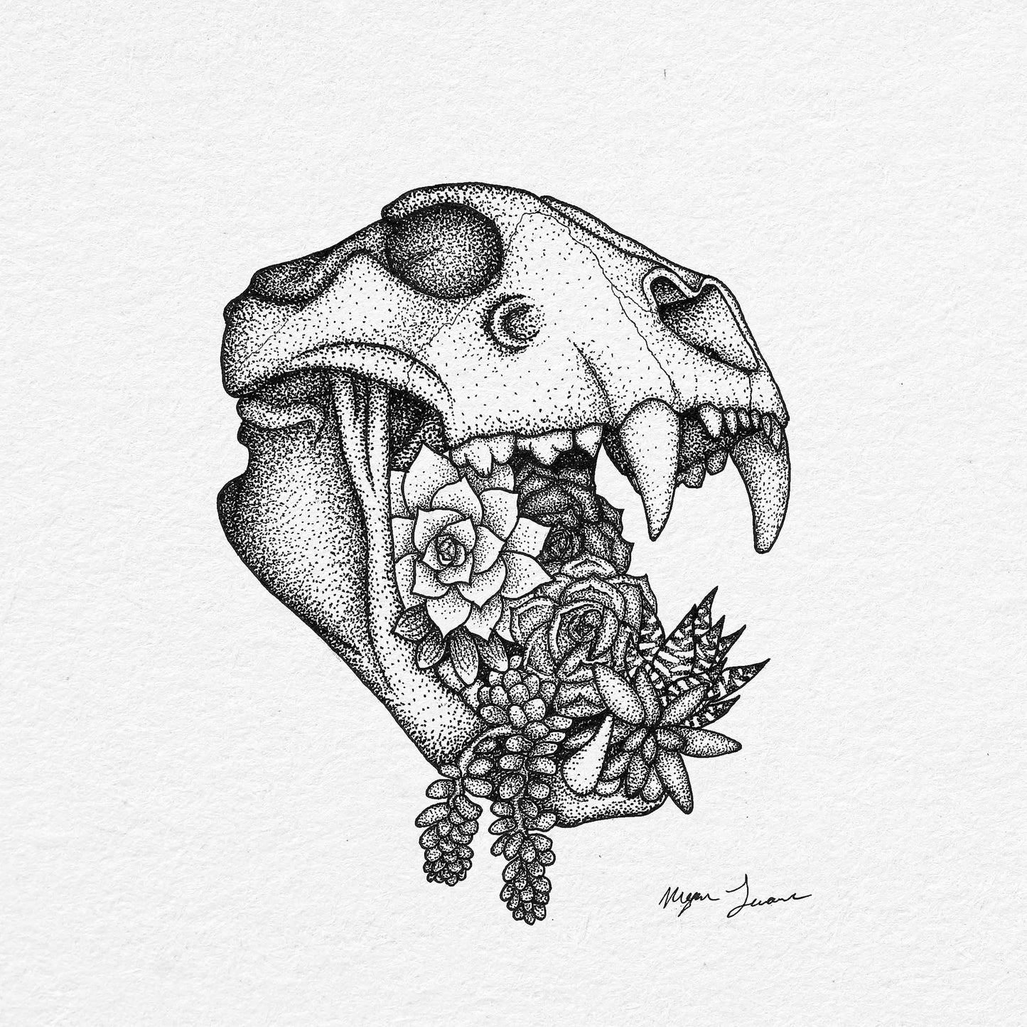 Lion's Tongue Print