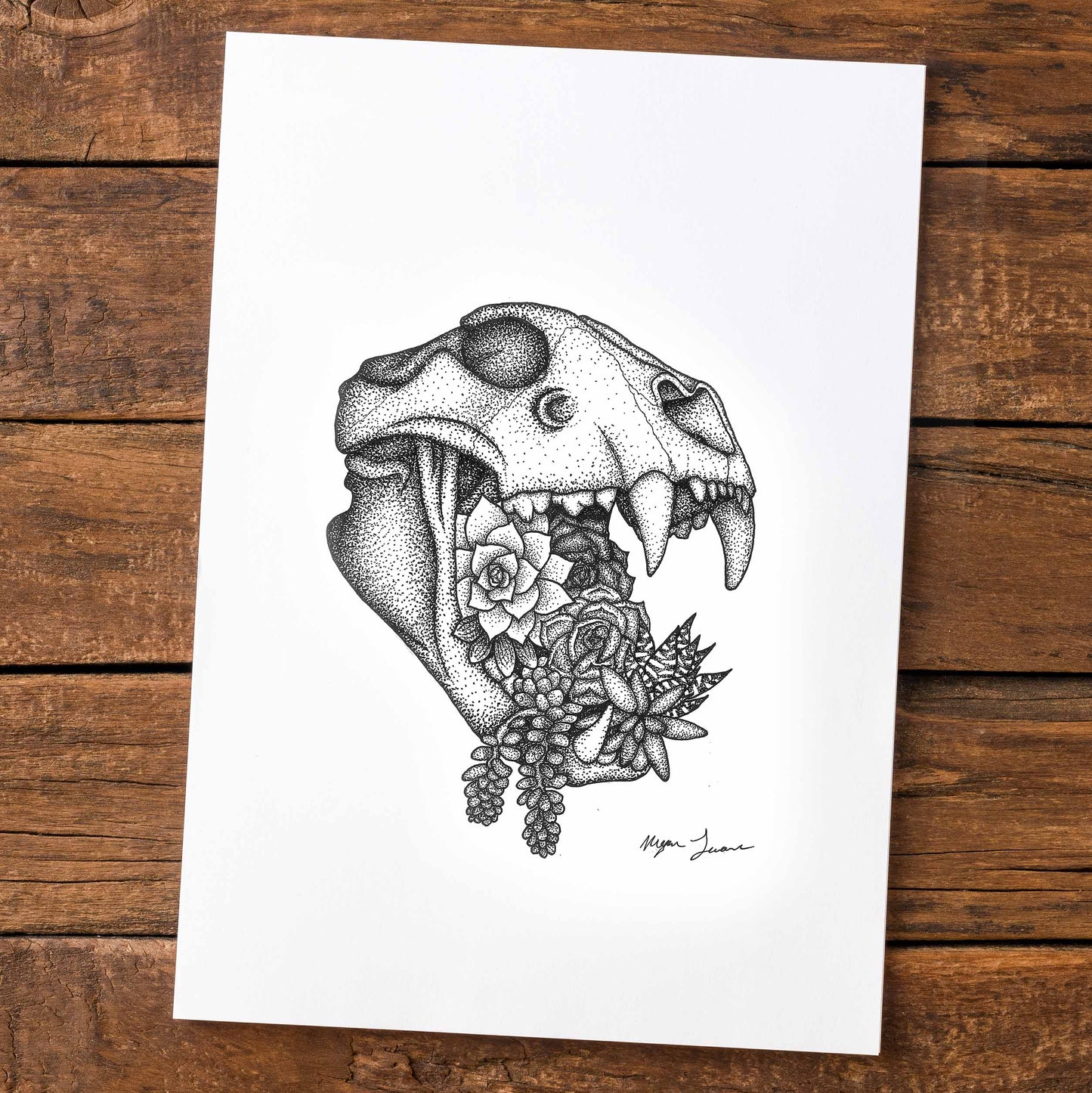 Lion's Tongue Print