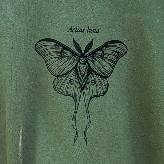 Luna Moth Wings Cropped T-shirt