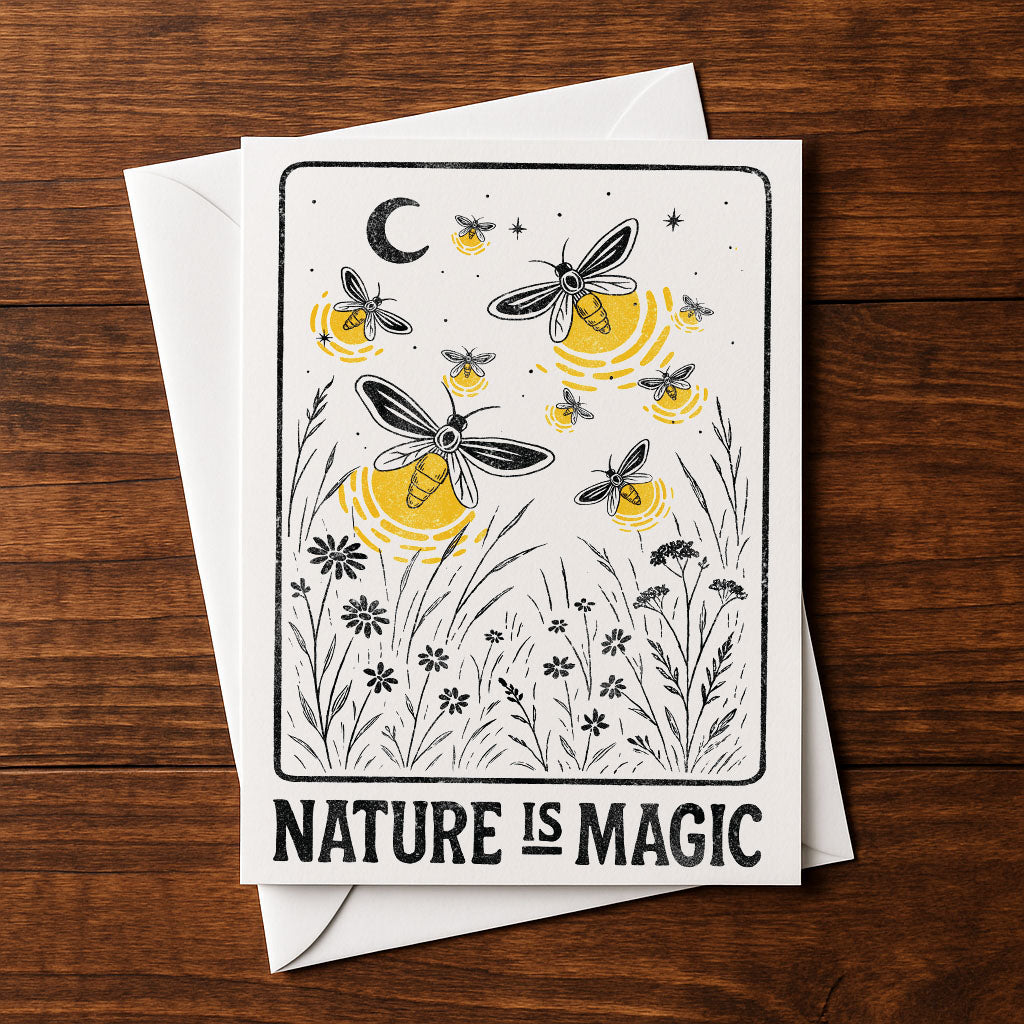 Nature is Magic - Greeting Card