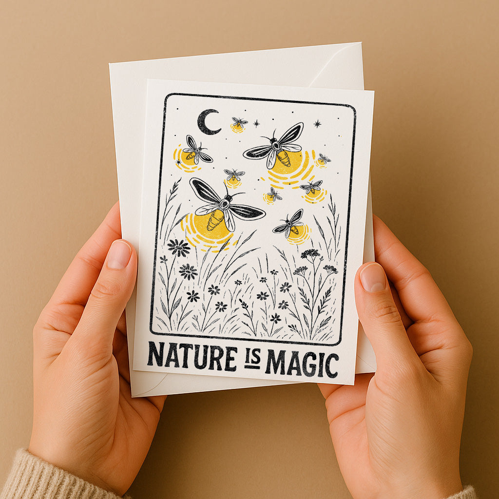 Nature is Magic - Greeting Card