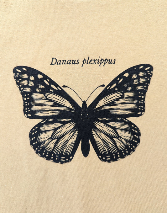 Monarch Wings Cropped T-shirt