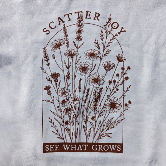 Scatter Joy Wildflower T-shirt & Sweatshirt