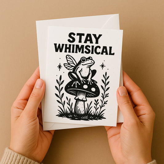 Stay Whimsical - Greeting Card