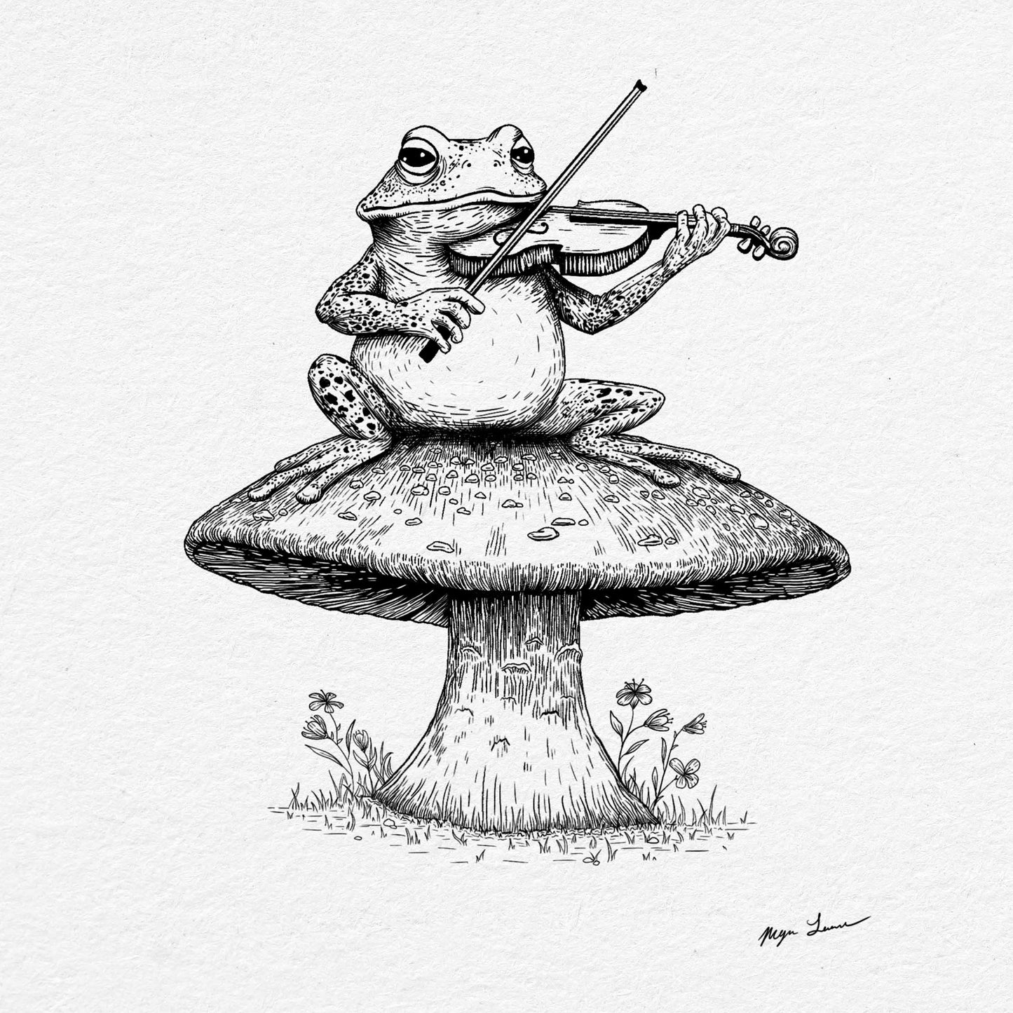The Violinist Frog