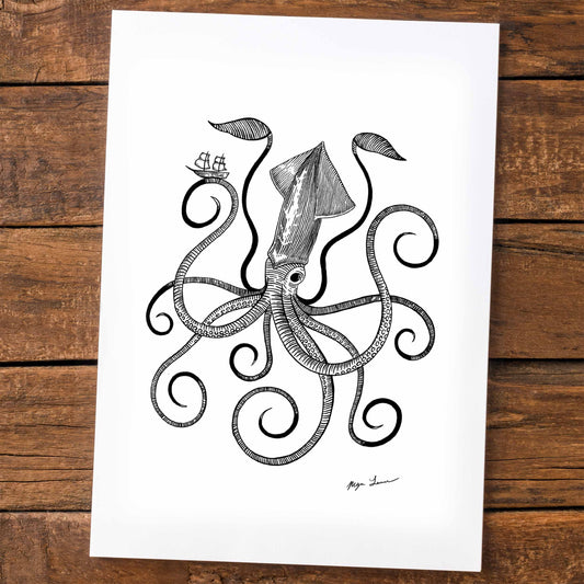 King of the Sea Print