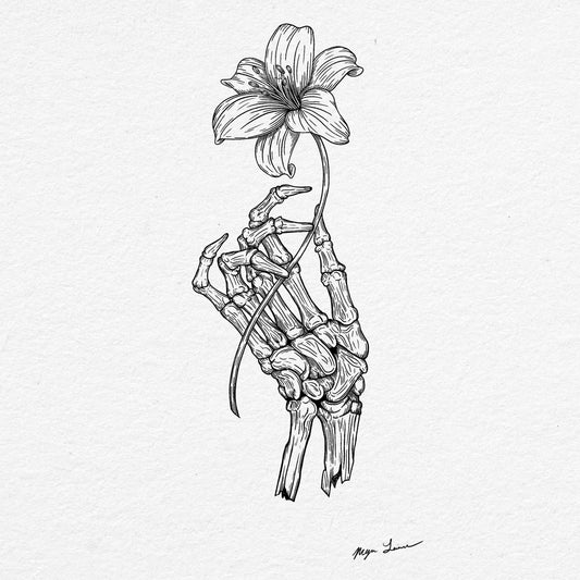 Death's Lily Print