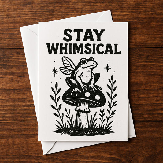 Stay Whimsical - Greeting Card